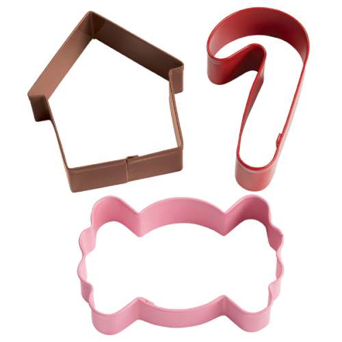 Gingerbread Cottage 3 pc Cookie Cutter Set - Click Image to Close